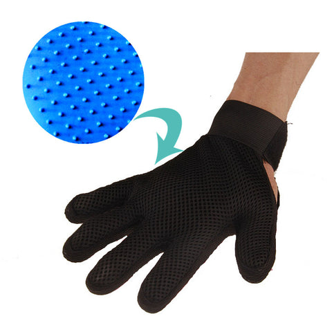 Pet brush glove